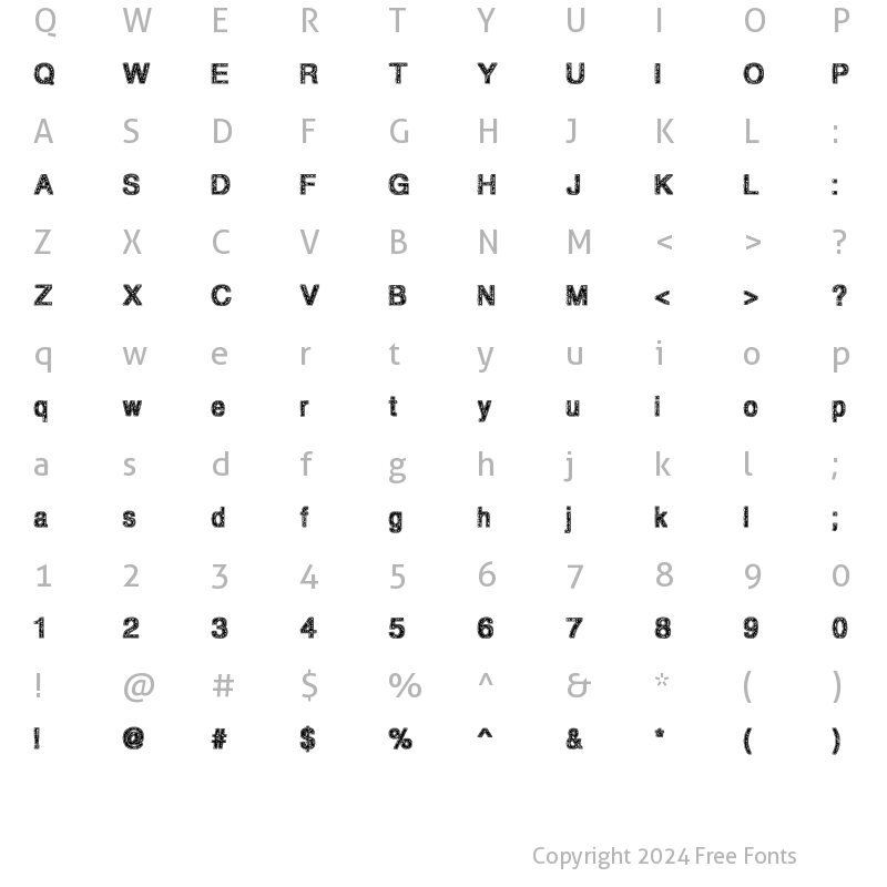 Character Map of Degrading Morals Regular