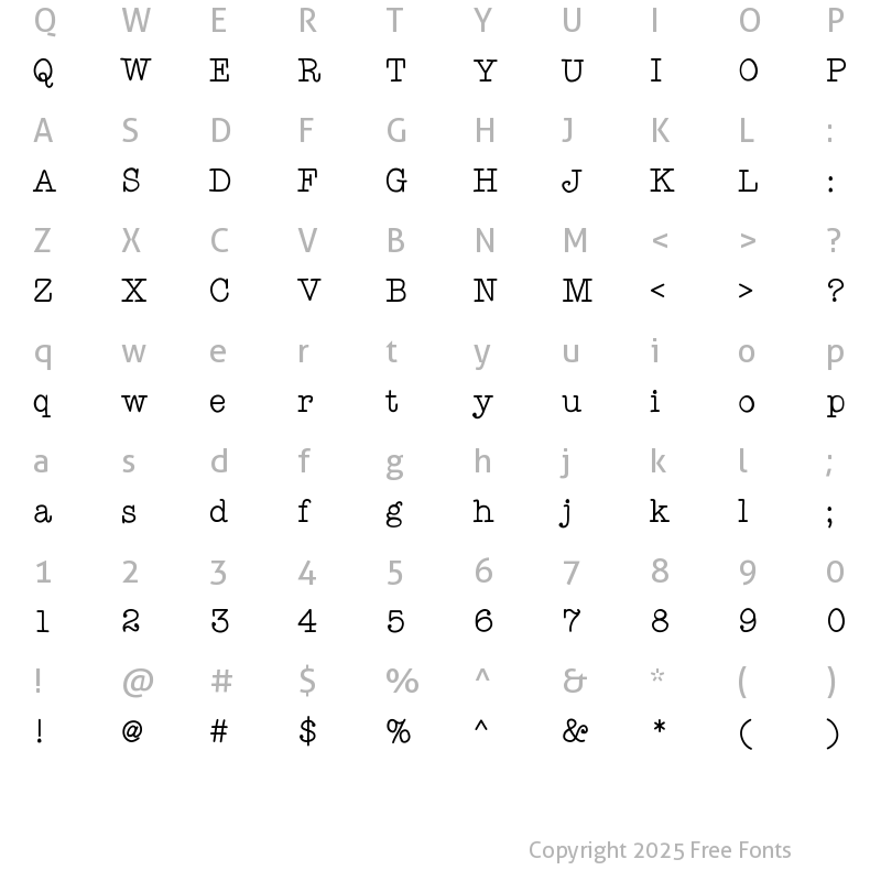 Character Map of Detective Medium