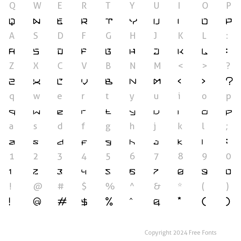 Character Map of DEVASA Regular