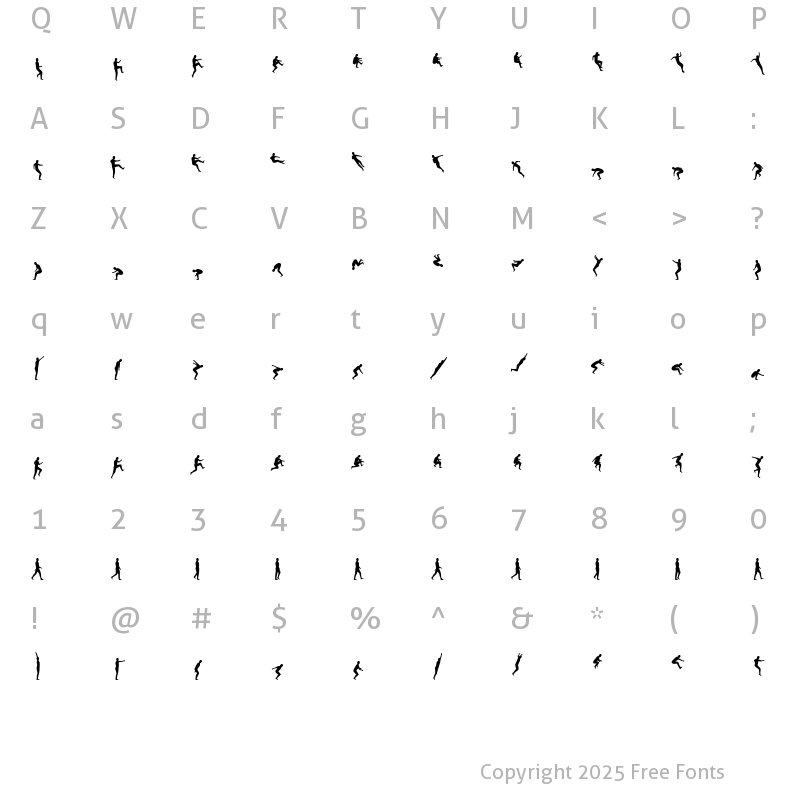 Character Map of DinkoSSi Regular