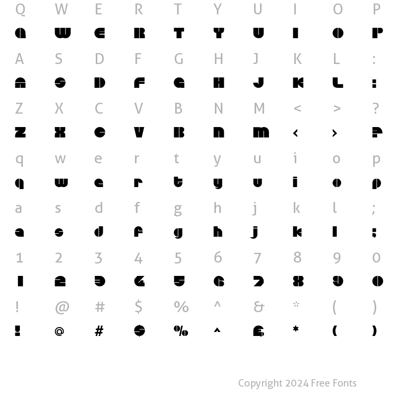 Character Map of Discotheque Regular