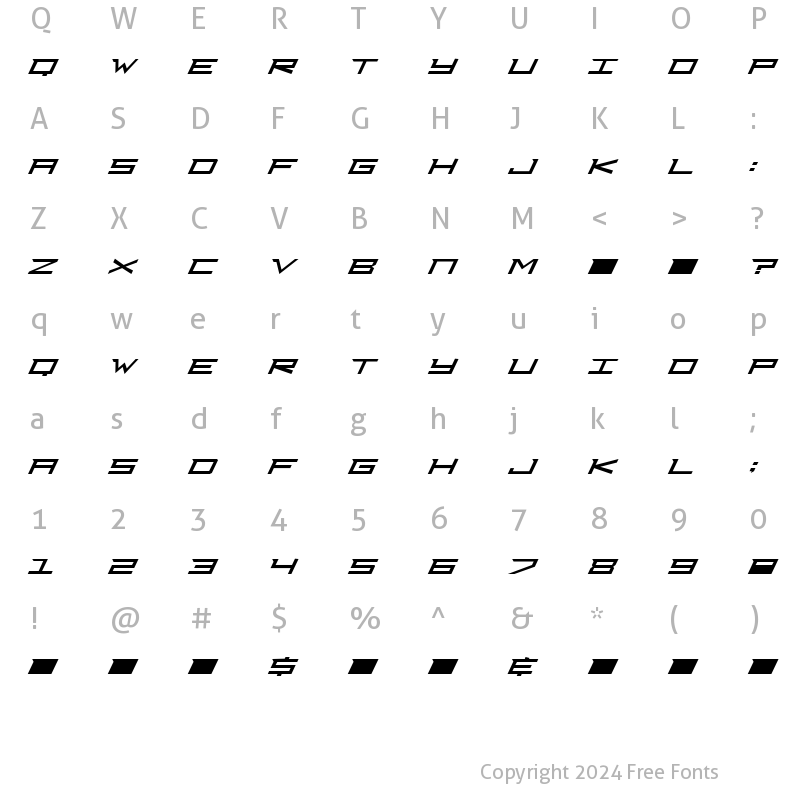 Character Map of Dj Courageous Regular