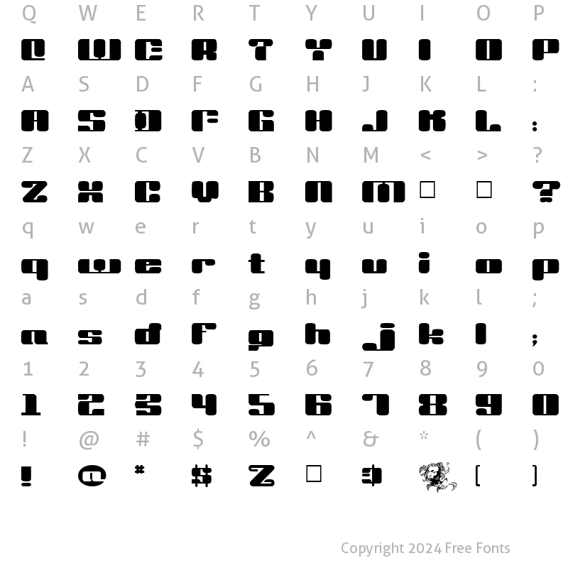 Character Map of Dr. Vinyl Normal