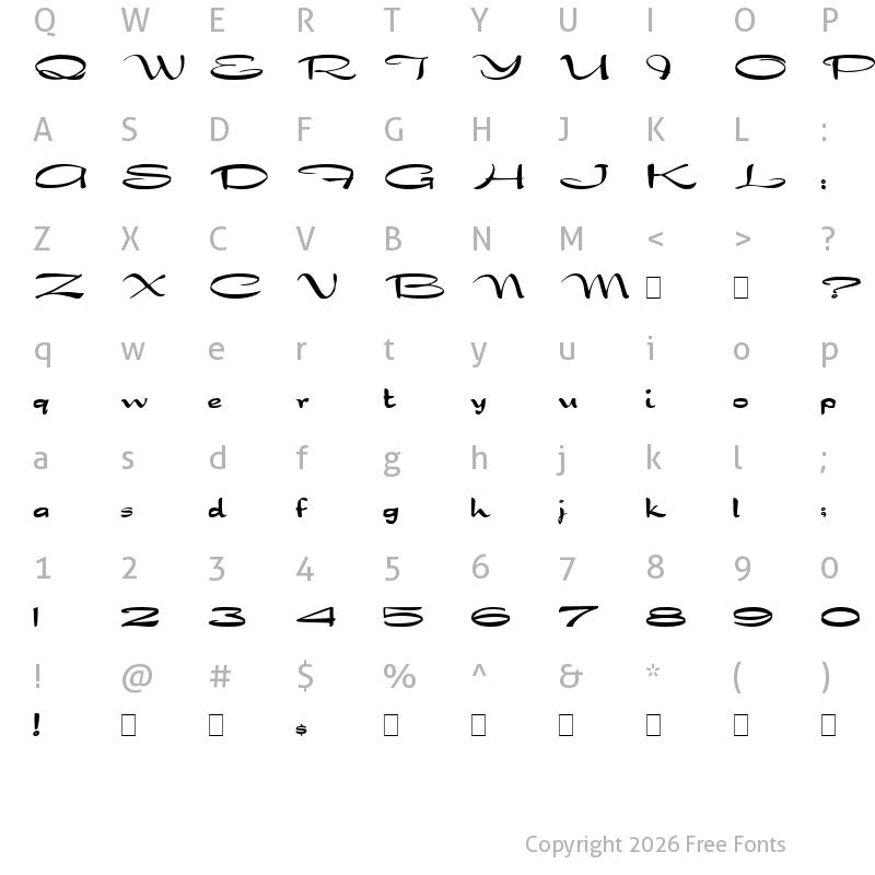 Character Map of Dragonwick (Plain)