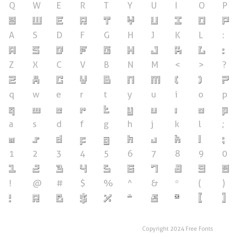 Character Map of Drid Herder Outline Outline