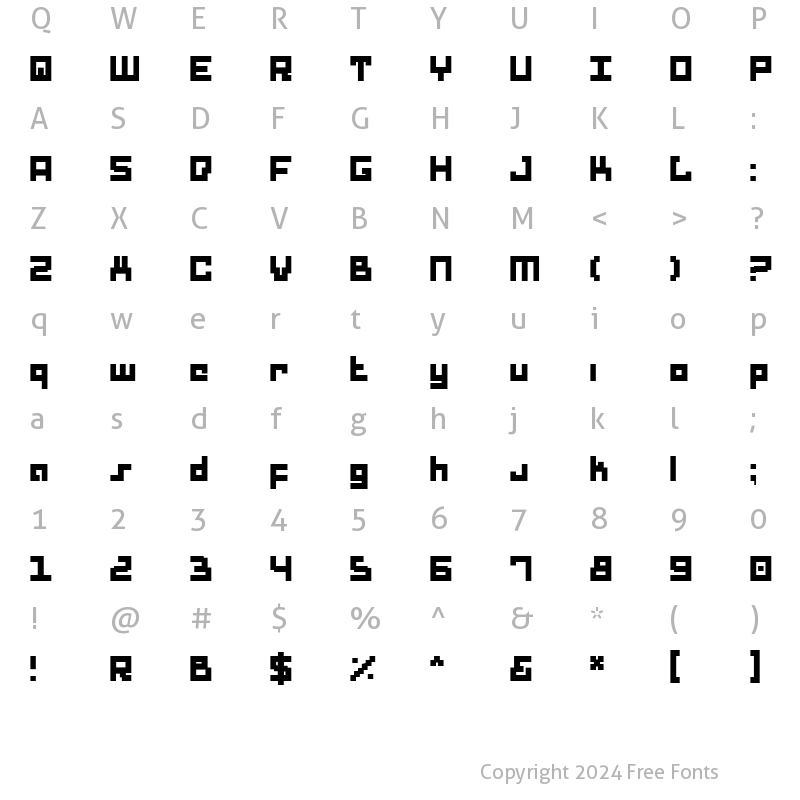 Character Map of Drid Herder Solid Solid