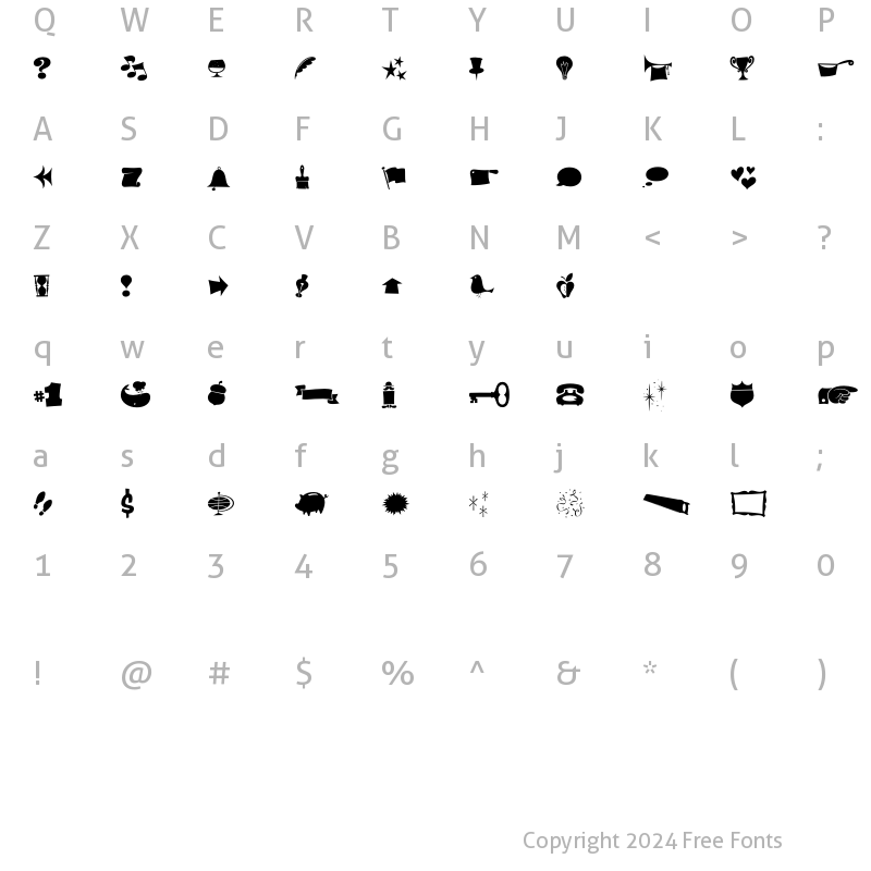 Character Map of Ed Bengbats