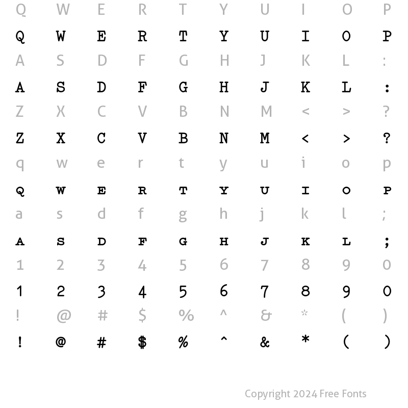 Character Map of Elementa SC Bold