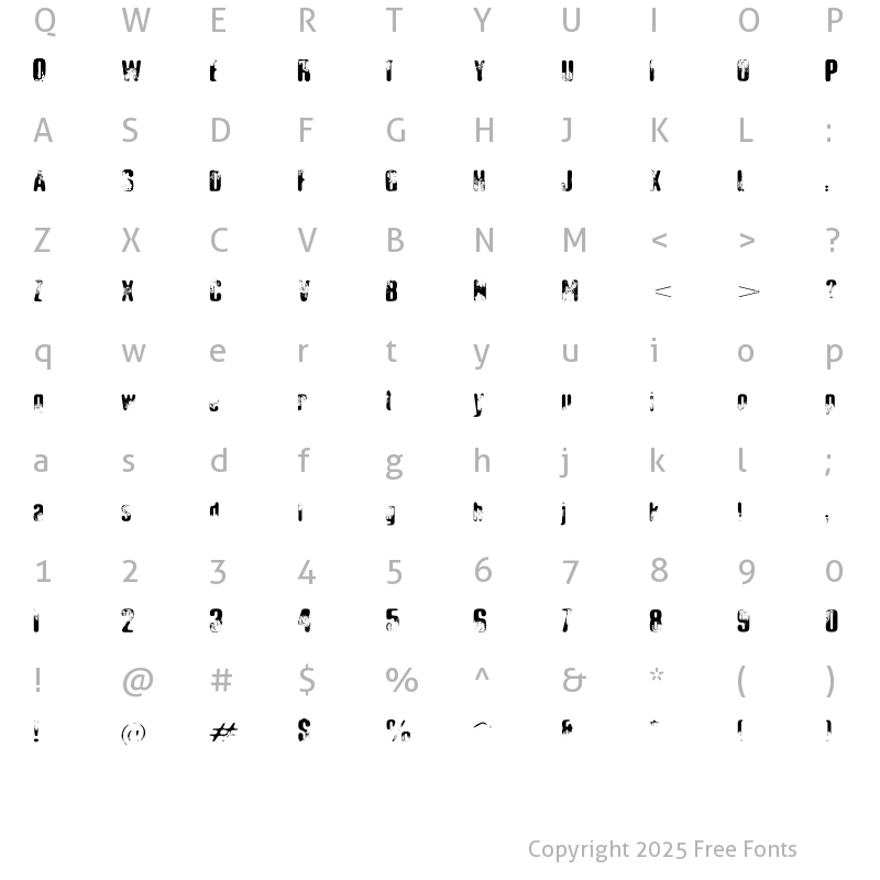 Character Map of Elliot's Bad Day 4