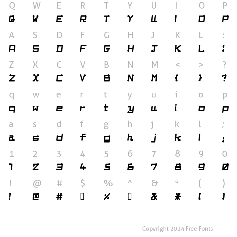 Character Map of EOPcoupon E