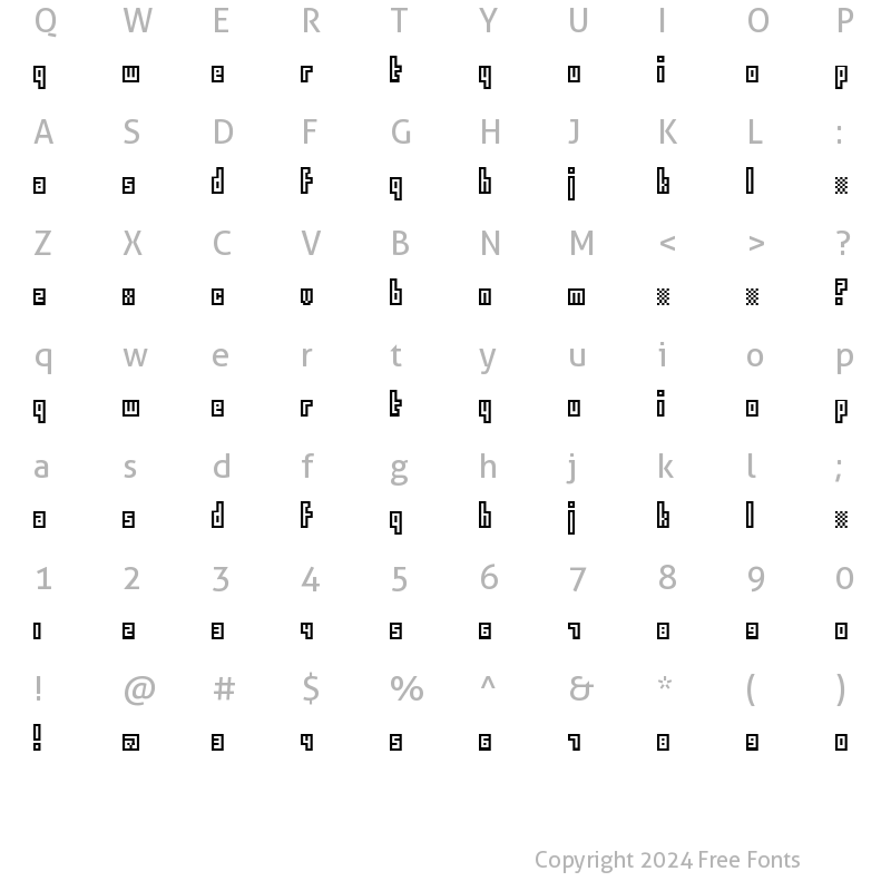 Character Map of epimodemic Regular