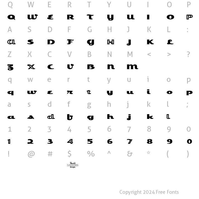 Character Map of Esquivel Trial Trial