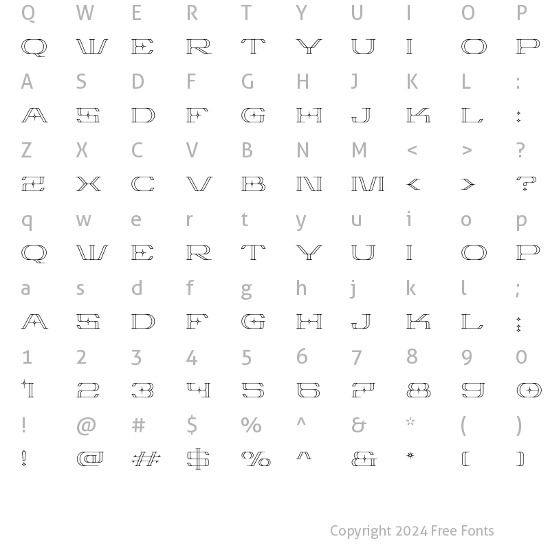 Character Map of Estoria Outline