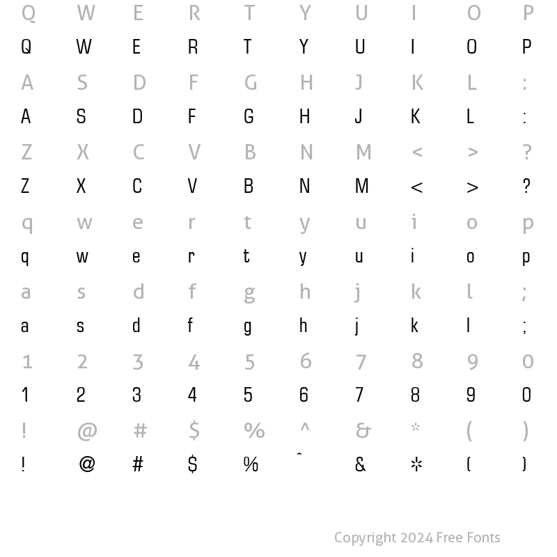 Character Map of EuralSmallDB Normal