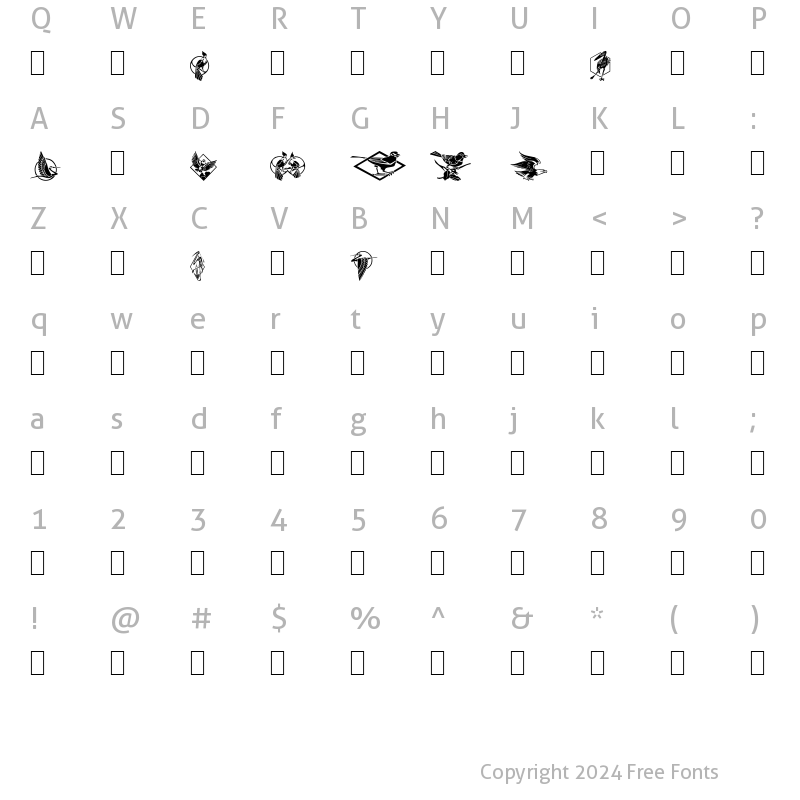 Character Map of Fabeldyr 2 Normal