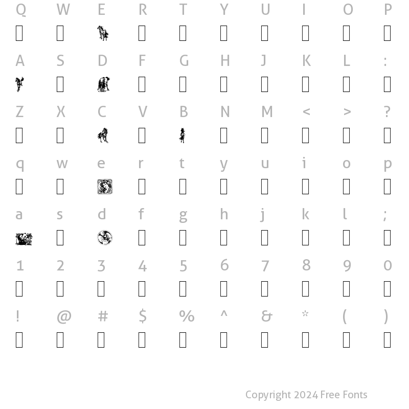 Character Map of Fabeldyr 3 Normal