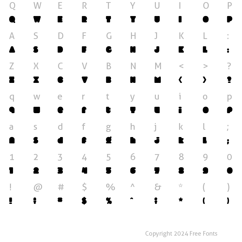 Character Map of Fatty Solid