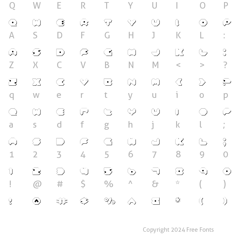 Character Map of Feldercarb Shadow2 Shadow2