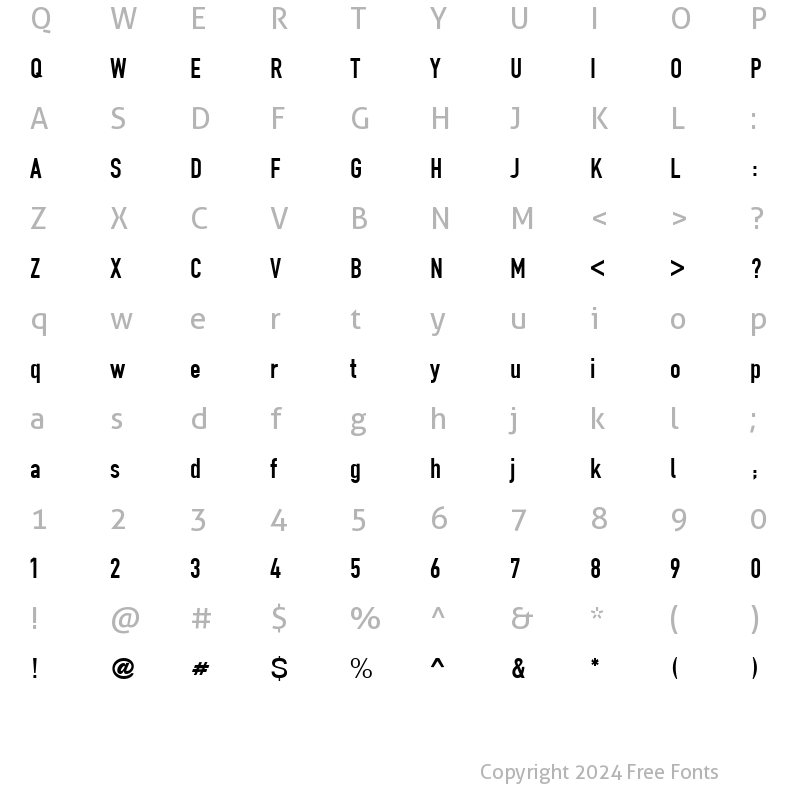 Character Map of FetteEngschrift Regular