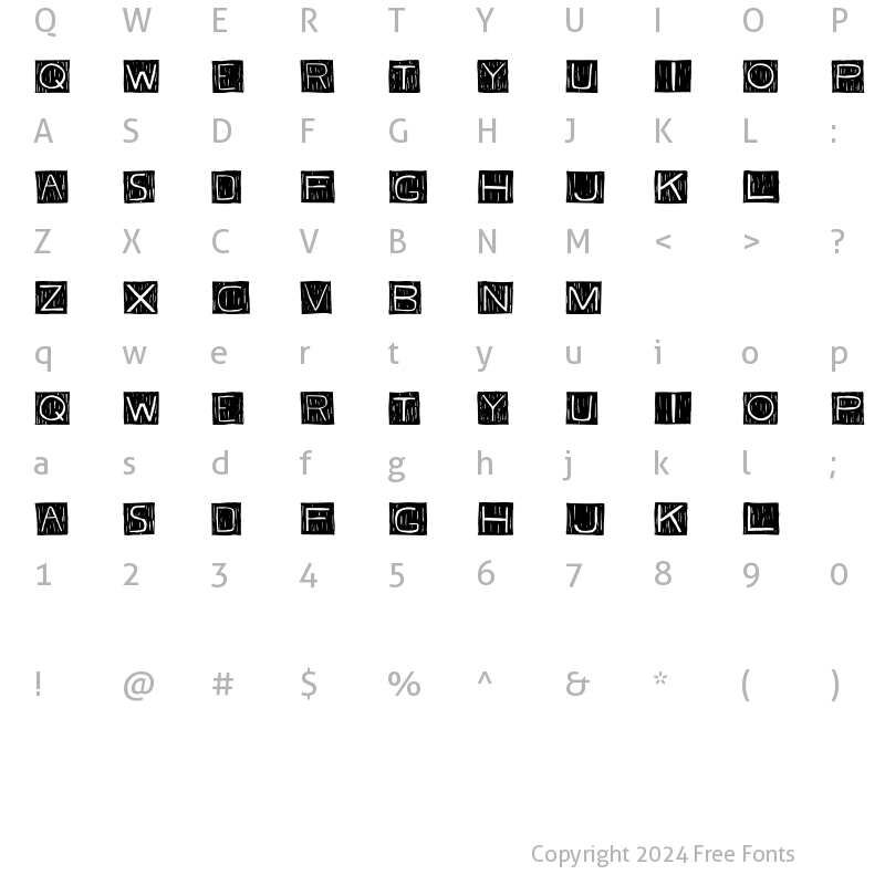 Character Map of FKAFont Regular