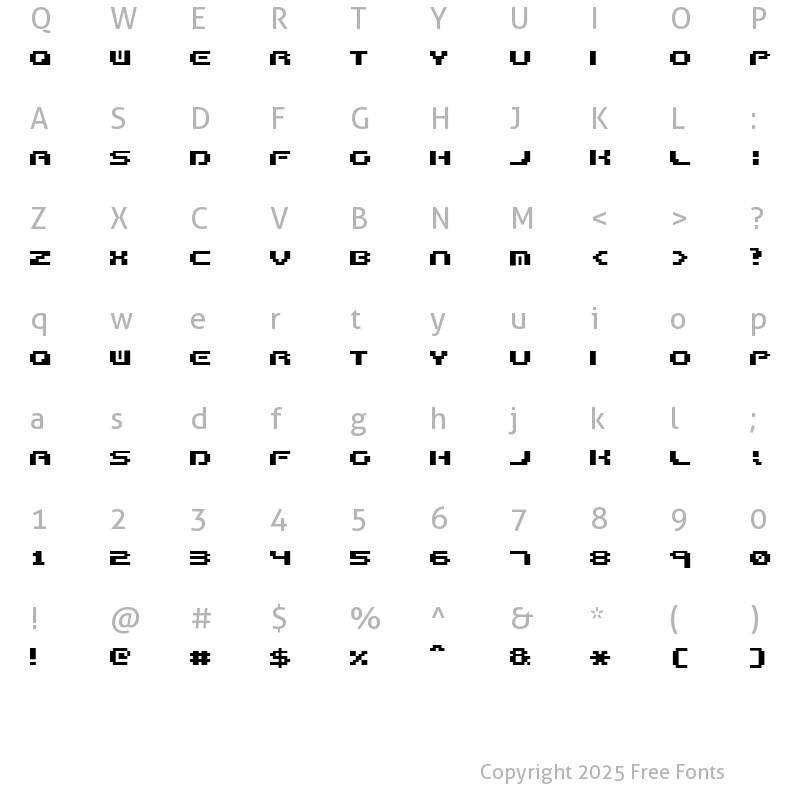 Character Map of Formula too complex .2 Regular