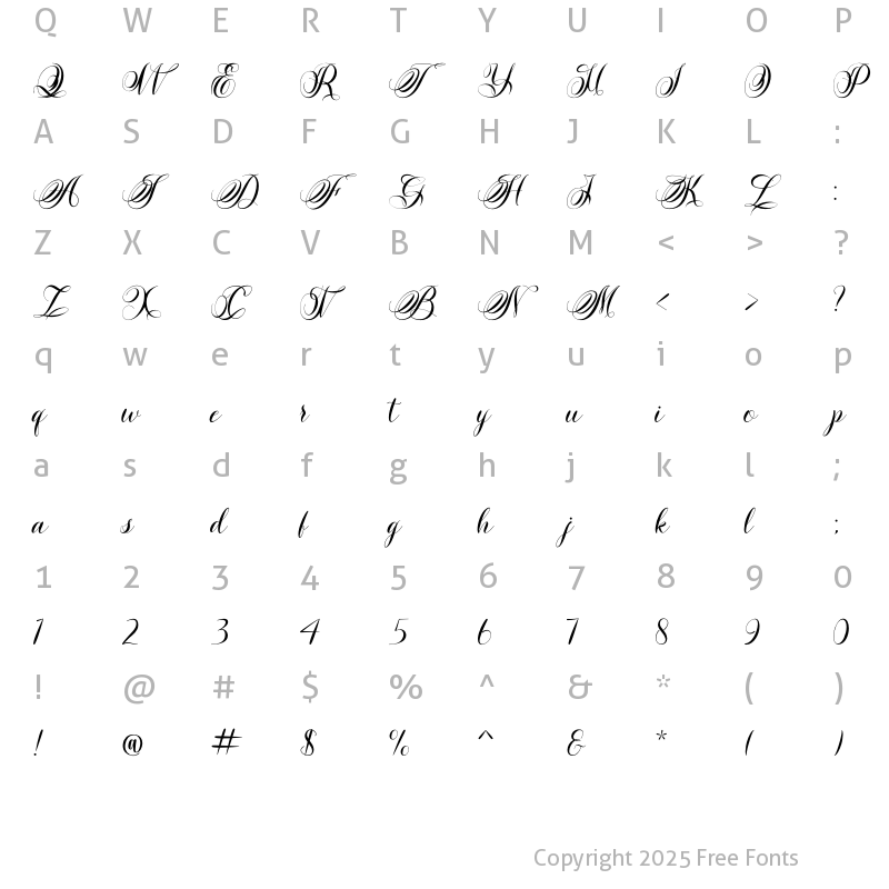 Character Map of Friday night Regular