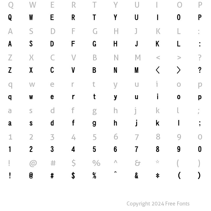 Character Map of Fx?????????p?S?V?b?N?? Regular