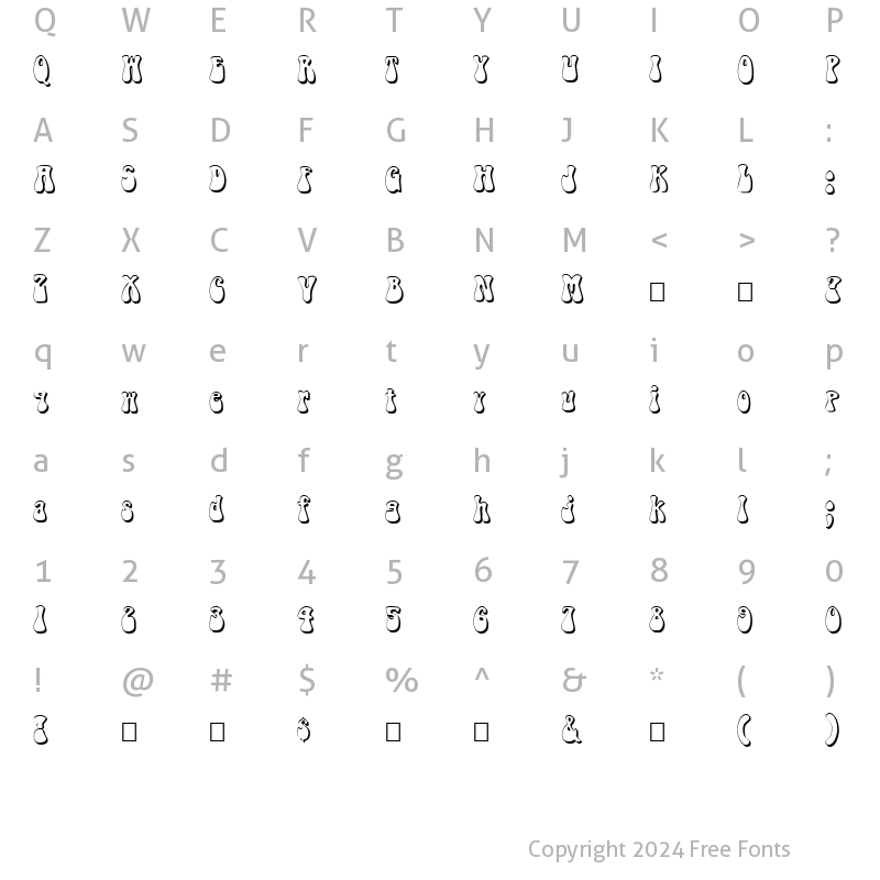 Character Map of FZ JAZZY 14 3D Normal