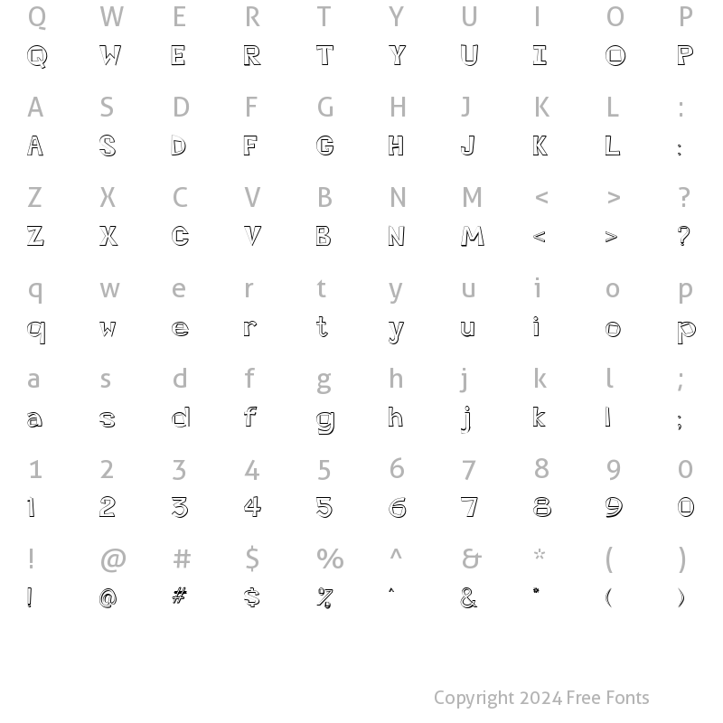 Character Map of FZ JAZZY 7 3D Normal