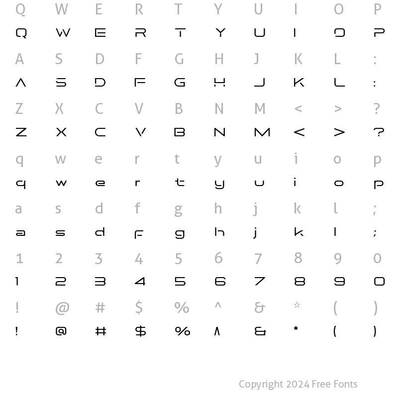 Character Map of Galactus Medium