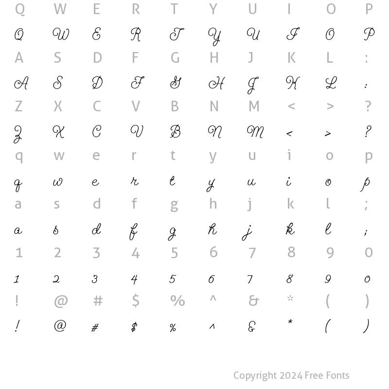 Character Map of GeeohHmkBold Regular