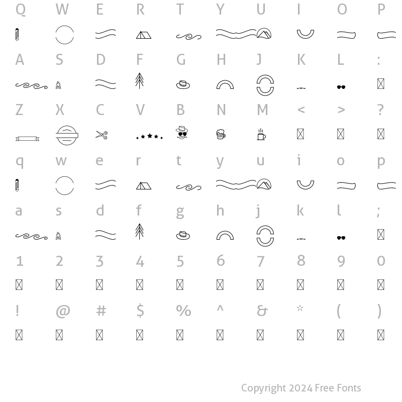 Character Map of GetHolland Extras