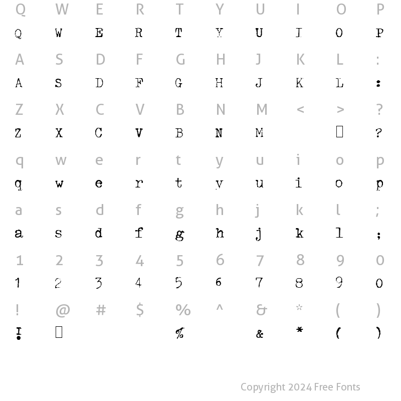 Character Map of GF Halda Normal Normal