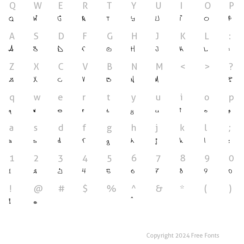 Character Map of ?ggstock Regular