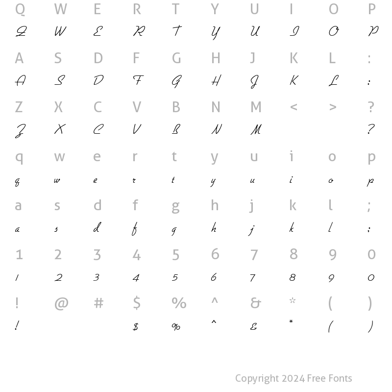 Character Map of Gillies Gothic MN Light