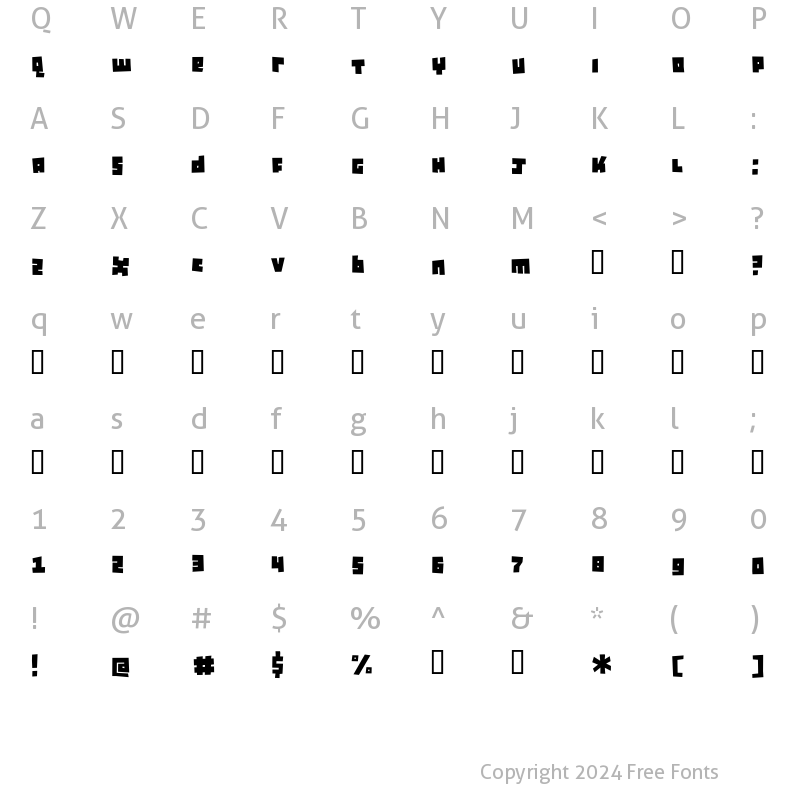 Character Map of GirlScoutBitch JustPlainMean