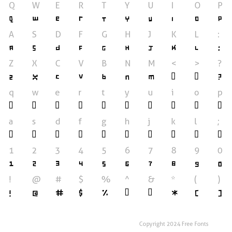 Character Map of GirlScoutBitch Sarcastic