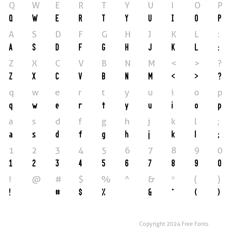 Character Map of Go Long Regular