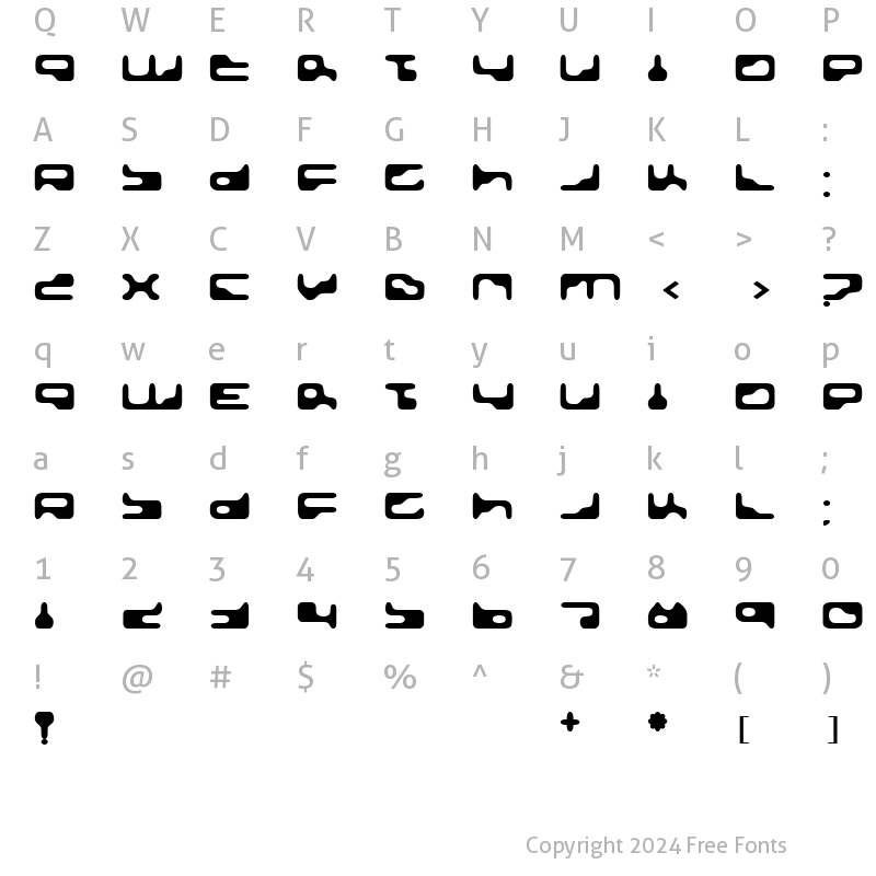 Character Map of Golden Girdle Normal