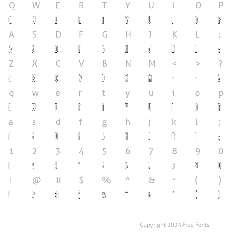 Character Map of Grendel's Mother Shadow Shadow