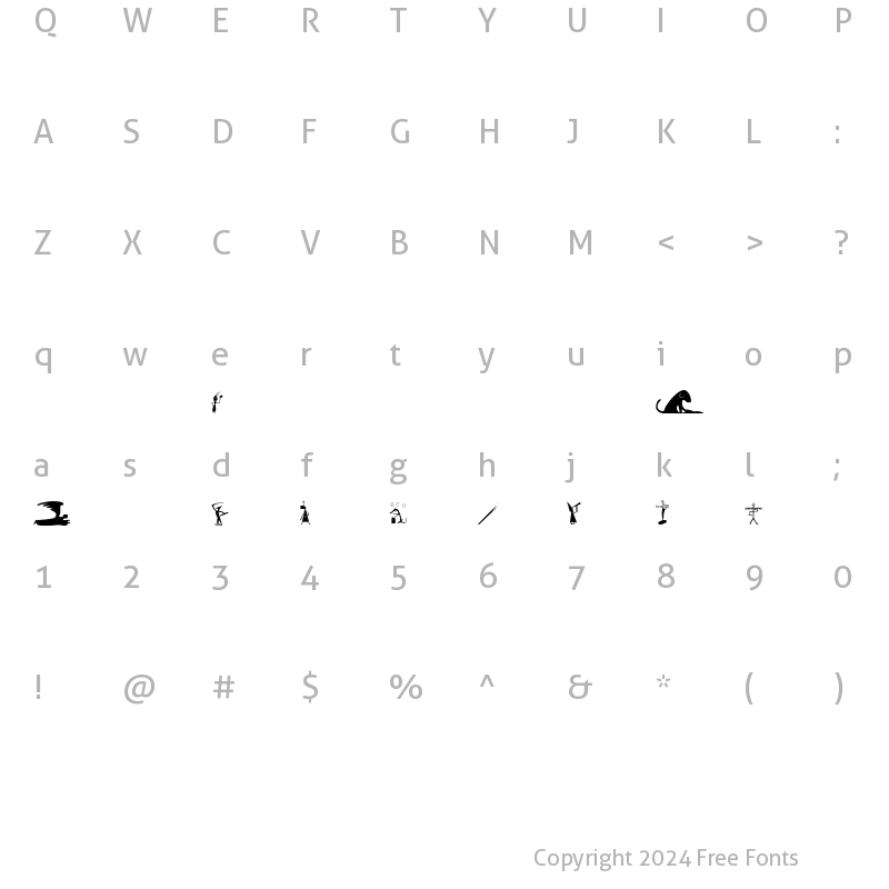 Character Map of Guto Lacaz PW Guto Lacaz PW