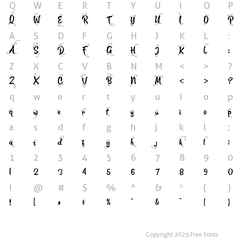 Character Map of Gwynethe Alternate Decorative