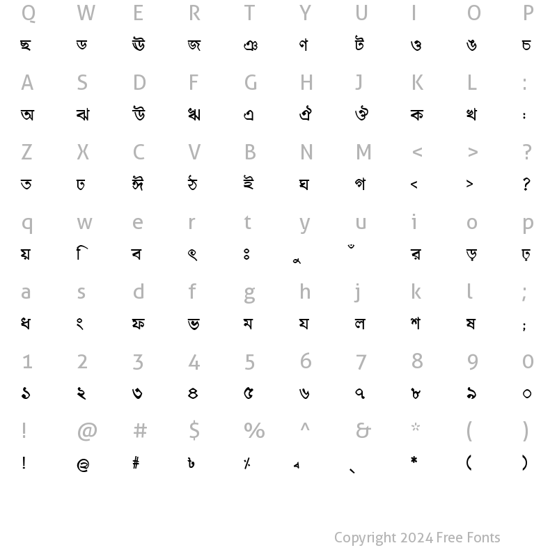 Character Map of HaldaMJ Bold