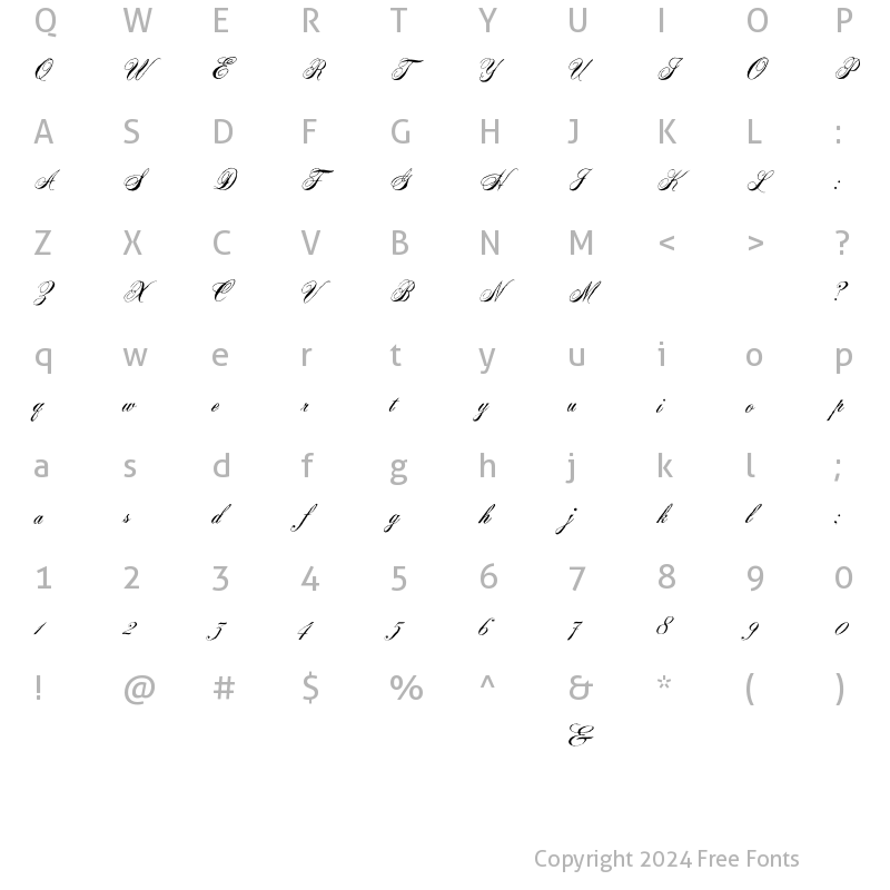 Character Map of Halifax Regular