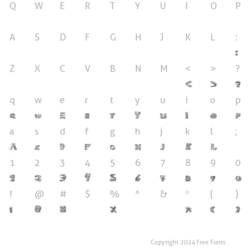 Character Map of halo-sonic Regular