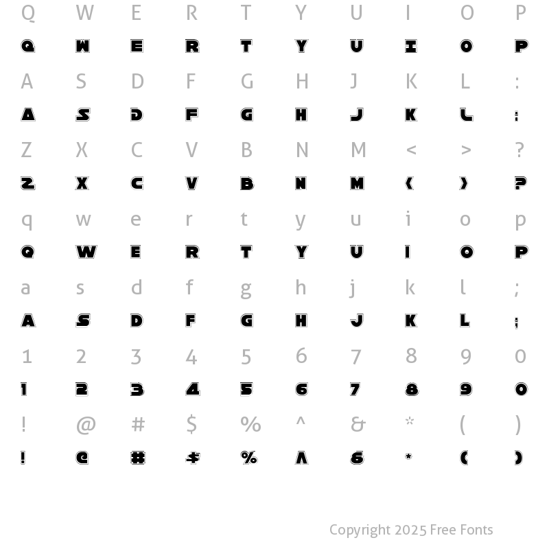 Character Map of Han Solo Pro Pro