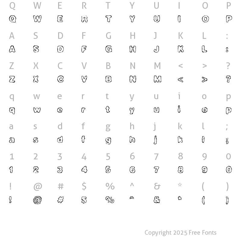 Character Map of Hassle (BRK) Regular