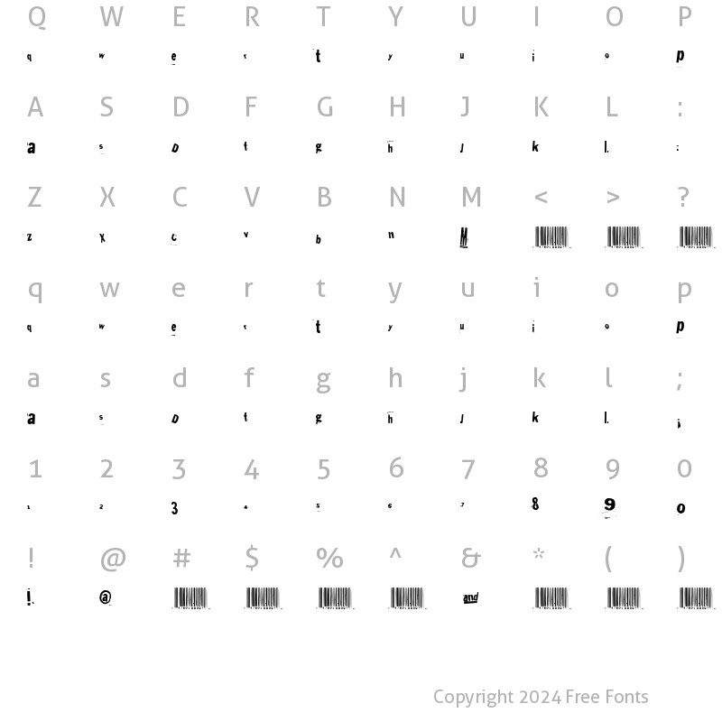 Character Map of Heliosphan Regular