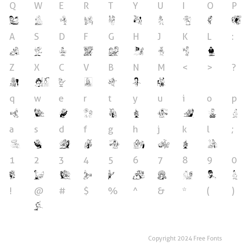 Character Map of HelloDoc Regular