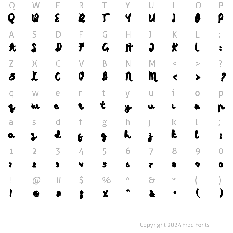 Character Map of Herdsman Medium